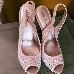 LuLu Townsend Light Pink/Beige Heels Size 11